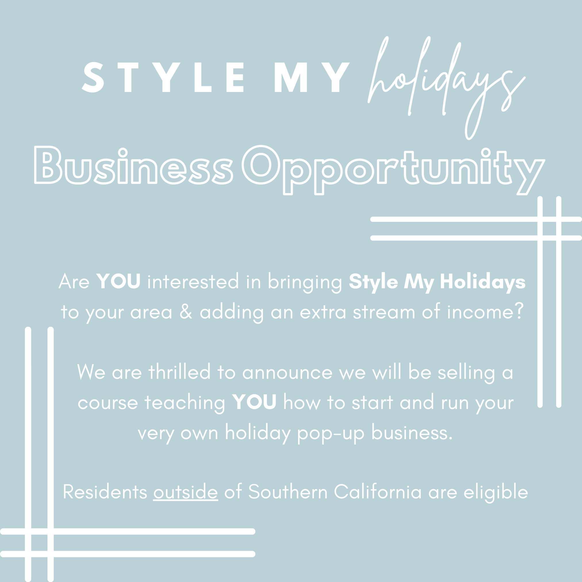 HOLIDAY BUSINESS COURSE